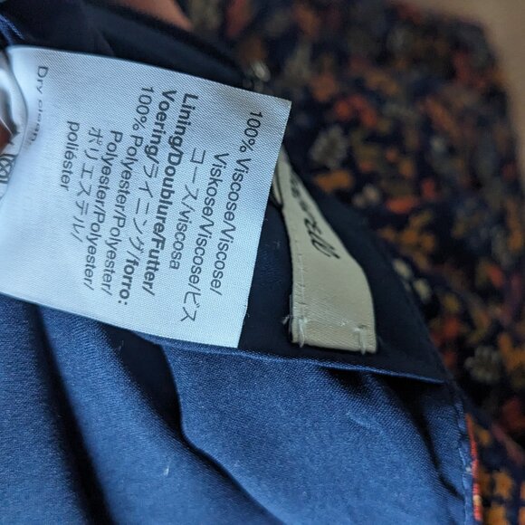 Madewell Ditsy Floral Print Faux Wrap 1990s Style Mini Skirt Size 2 Small - Picture 10 of 10